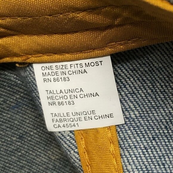 NWT Capelli New York denim rhinestone lace ball cap - Picture 12 of 12